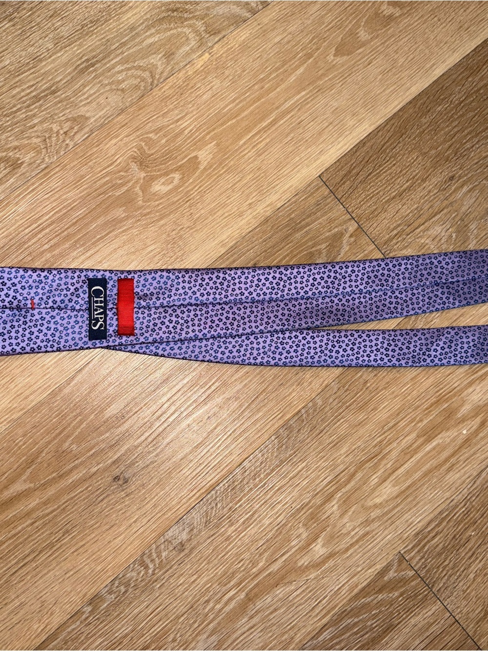 Chaps Lavender Purple Micro-Pattern Tie